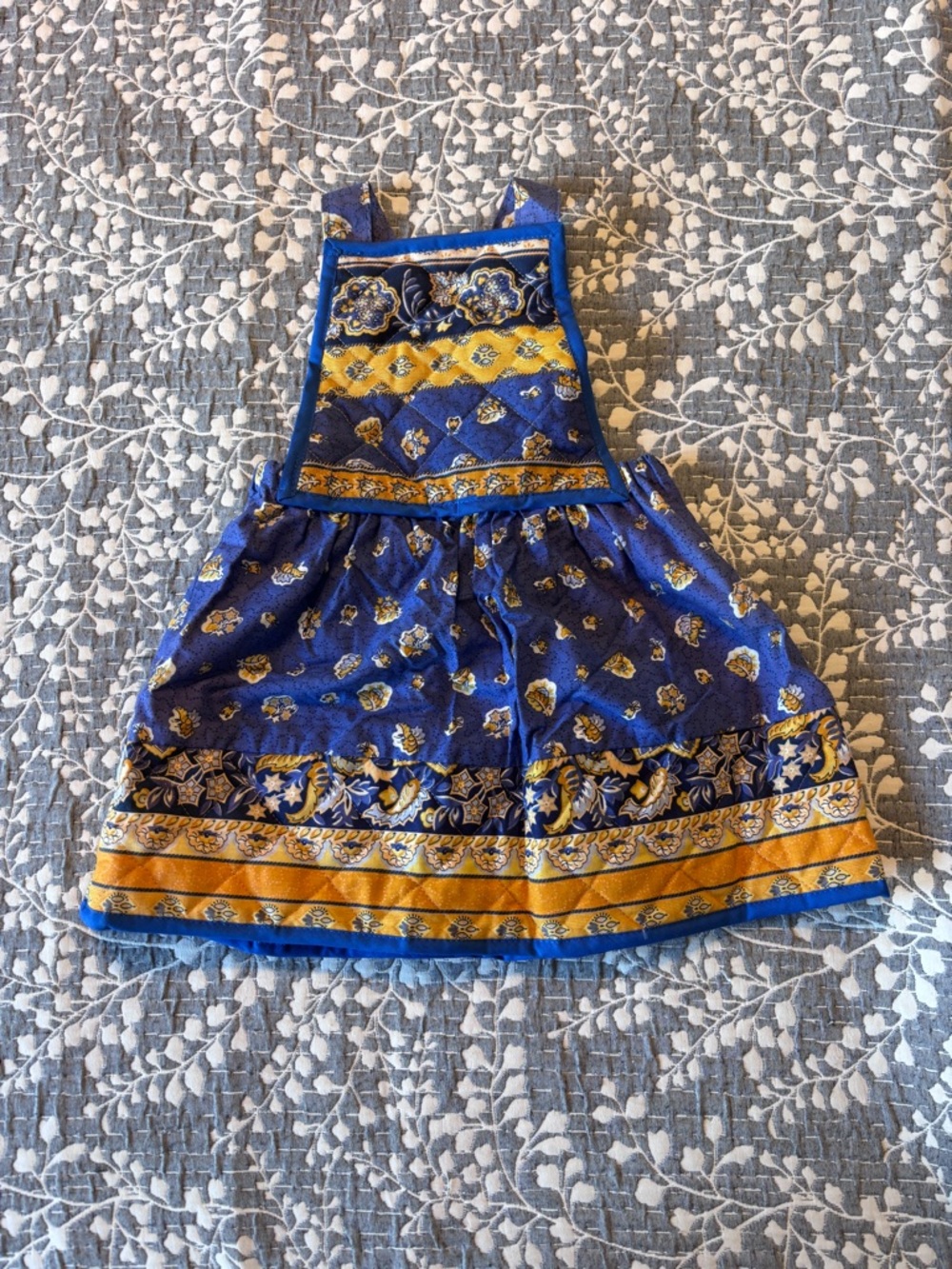Vintage 1990’s handmade quilted dress - 12-18 mo